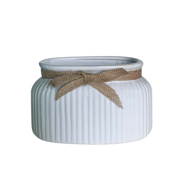 Фото Набор из двух цветочных горшков 11х11х10см матис zy9826-2/белый