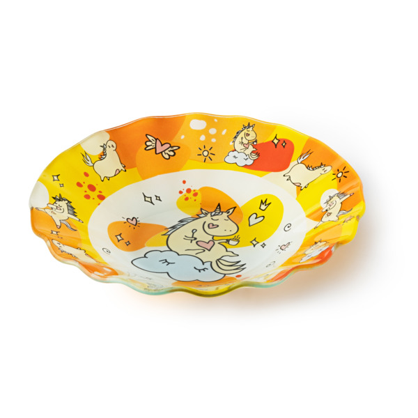 Фото Тарелка десертная sparkle дети apollo стекло spl-02