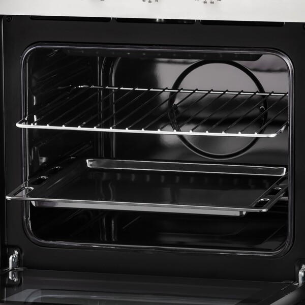 духовой шкаф электрический 60см черный серый krona noce 60 ix