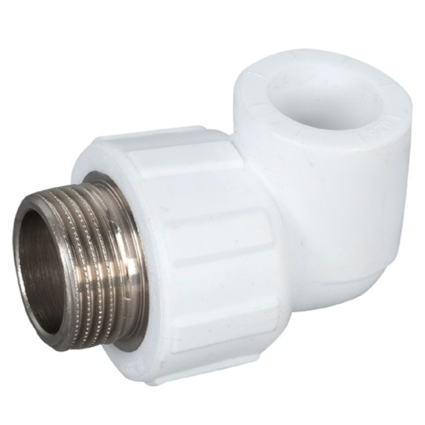 Фото Угольник pn 25 комбинированный, наруж. резьба 20х3/4 ростерм 100013479