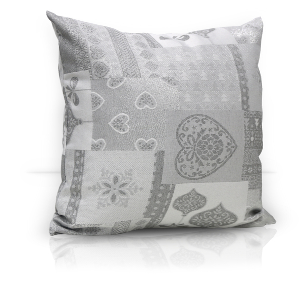 Фото Подушка декоративная каuffortx Lurex 40*40см серый 122614660