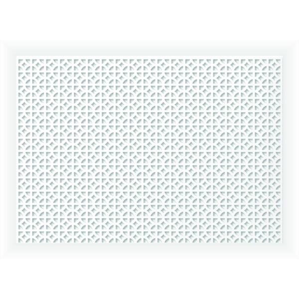 Фото Экран для радиатора stella 90х60 см. сусанна белый