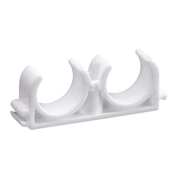 Фото Крепеж-клипса двойная для труб pprc  25/27 mpf ис.090745