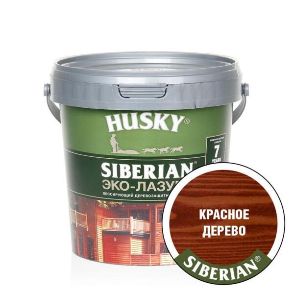 

антисептик husky siberian полуматовая махагон 0,9л.
