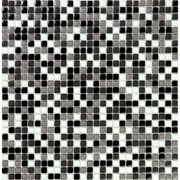 Фото Мозаика стеклянная 30*30 vidromar черный vhl-08 tokio