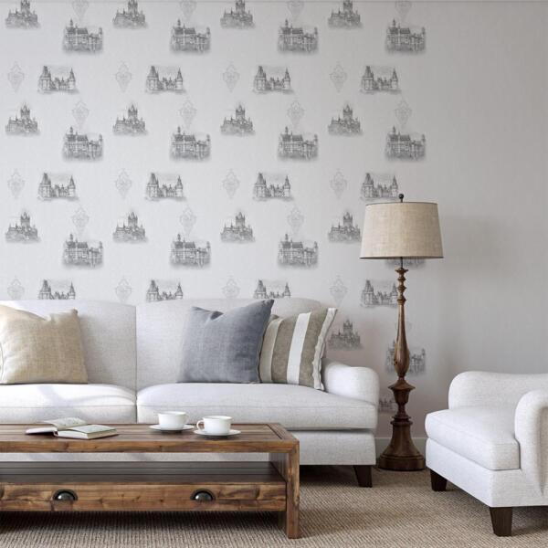 Фото Обои д752-06 соф шато бумага 0.53x10,05м города серый