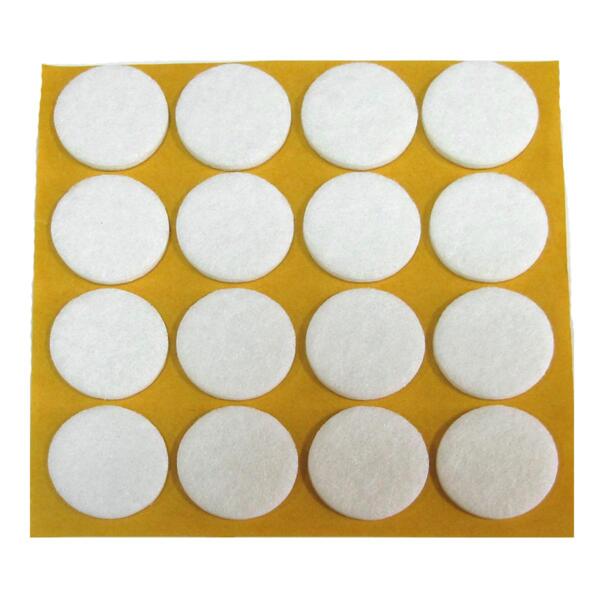 Фото Пункт фетр.самокл. d20мм белый (16 шт)