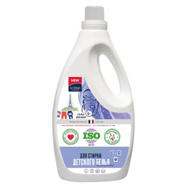 Фото Средство для машинной и ручной стирки детских вещей le clean lessive babe 2000 мл