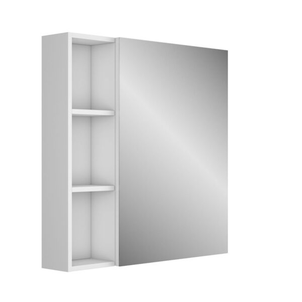 Фото Зеркало-шкаф для ванной комнаты uncoria делия 75 (67513) белый