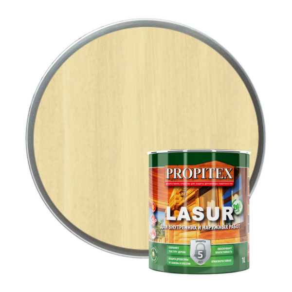 Фото propitex пропитка propitex lasur бесцветный  1л
