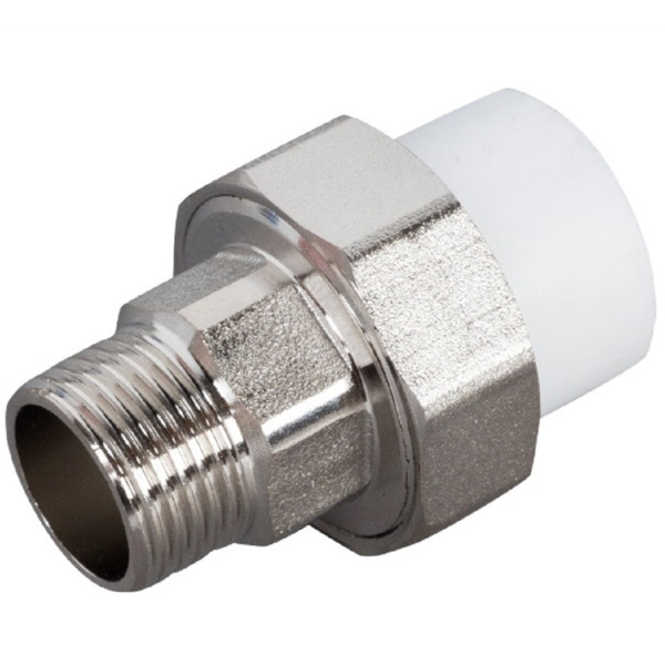 Фото Муфта комб. разъемная (американка), наруж. резьба 20х1/2 ростерм 100013602