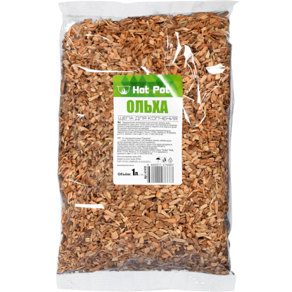 Щепа для копчения ольха 1л