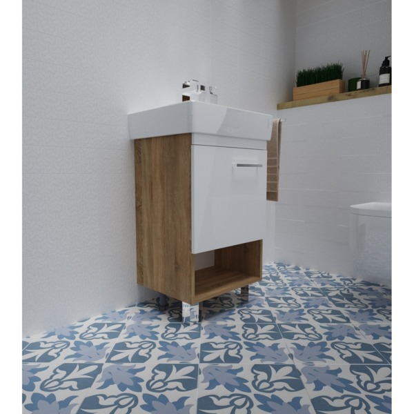 Фото Тумба tera 50н 1д. дуб сонома