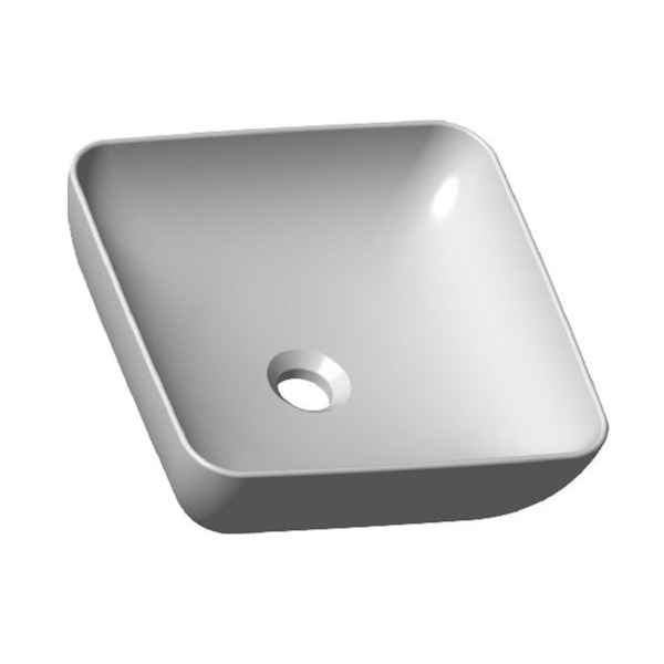 

раковина накладная керамическая ravak uni 380 s slim 38х38 xjx01138001