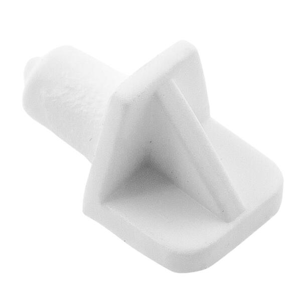 Фото Полкодержатель лопат. d6мм пласт.,белый, 16шт element 274870