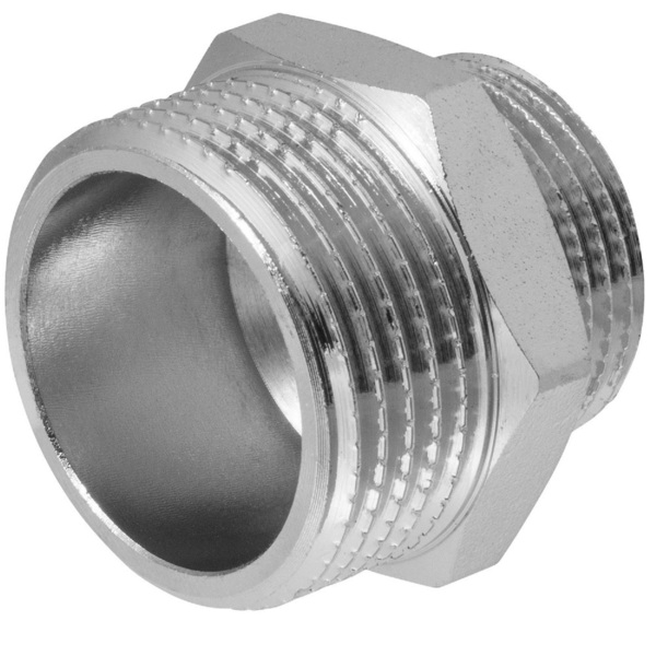 Фото Ниппель-переходник (бочонок) 1х3/4 н/н mpf, mp-у ис.431832