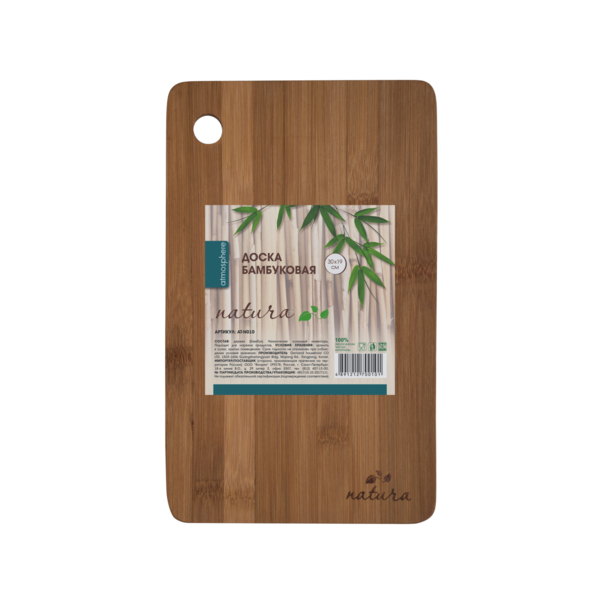 Фото Доска бамбуковая natura 30х19см atmosphere at-n010