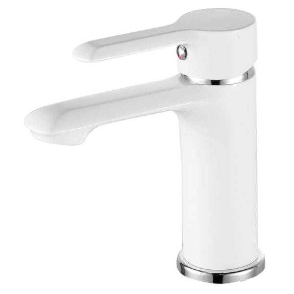 

смеситель для умывальника рычажный esko sorrento white sr 26w