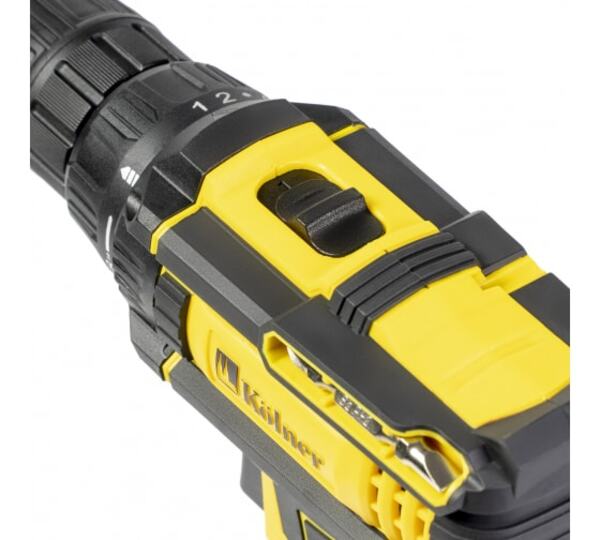 дрель аккумуляторная kolner kcd 182lс 18в 2ач li-lon 10мм 2 аккум и кейс кн18-2лц