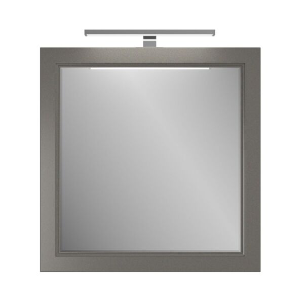 Фото Зеркало для ванной комнаты с подсветкой uncoria платини 70 (67010) графит