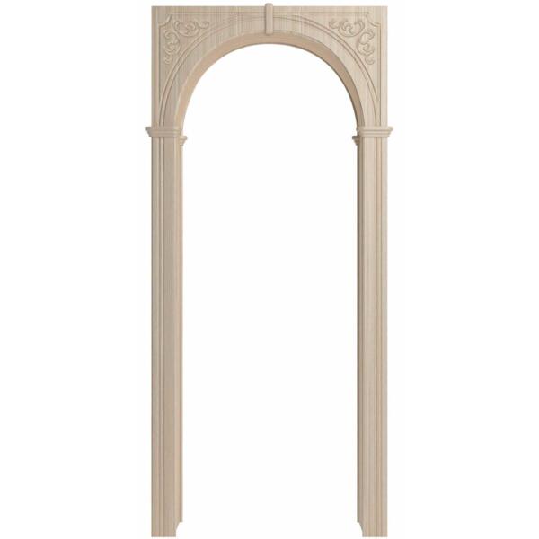 Фото Арка казанка, пвх капучино 700*190*1800 со сводорасширителем