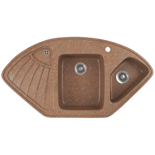 Фото Мойка кухонная мраморная greenstone 104x57 grs-14k-307 терракот