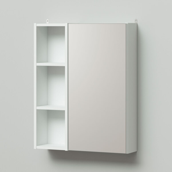 Фото Шкаф зеркало итана  вита 60 600х160х750 белый