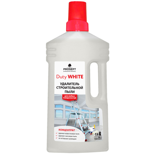 Фото Средство для удаления гипсовой пыли концентрат 1л duty white prosept 124-1