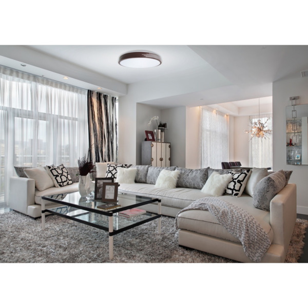 Фото Светильник настенно-потолочный tango лайн кофе led 80вт 6000к ip20 с пультом 1195519