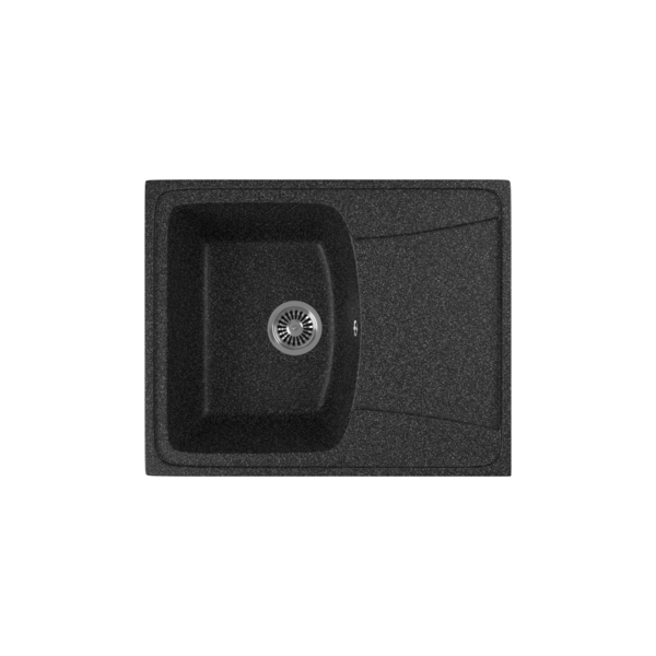 Фото Мойка кухонная мраморная greenstone 60x50 grs-17k-308 черный