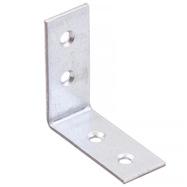 Фото Уголки мебельные 40x40x17x2 с шур., белый цинк, 4шт element 122750