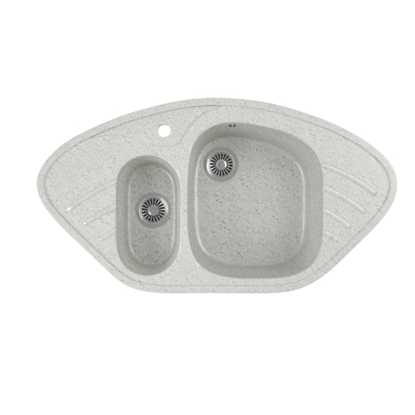 Фото Мойка кухонная мраморная greenstone 95x51 grs-14-310 серый