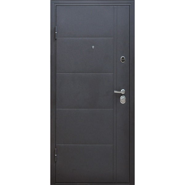 Фото Дверь входная металлическая эверест царга 2050х960 левая, дуб беленый