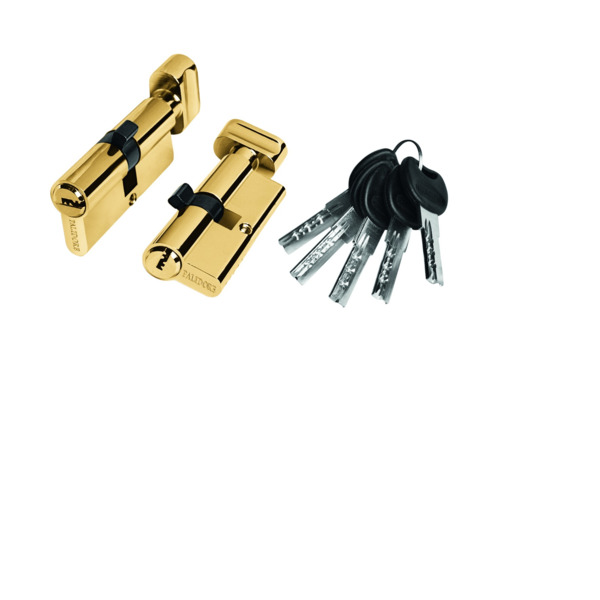 цилиндровый механизм palidore 60рв кл/зав глянцевое золото