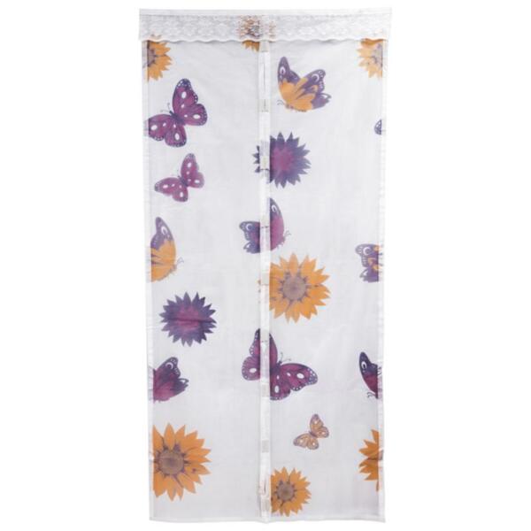 Фото Сетка антимоскитная на магнитах капутомоскито дизайн бабочки цвет белый