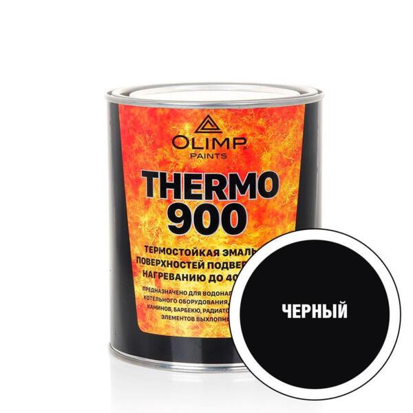 

эмаль термостойкая olimp 800°с черная 0,8л