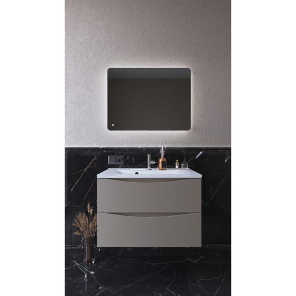 Фото Зеркало с подсветкой итана лайт 600х32х800 универсальное