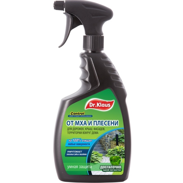 Фото Спрей dr.klaus от мха, плесневых грибов, лишайников 750мл