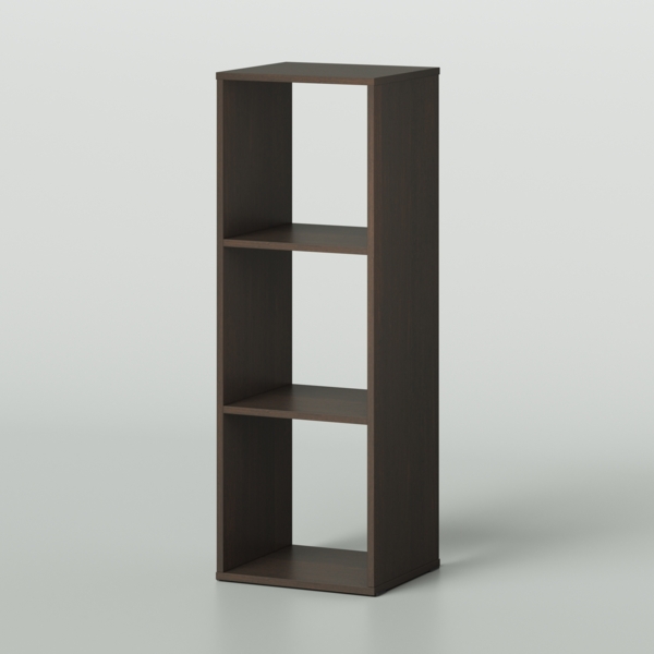 Фото Стеллаж bruno kubi 3 секции 374х338х1104 венге темный