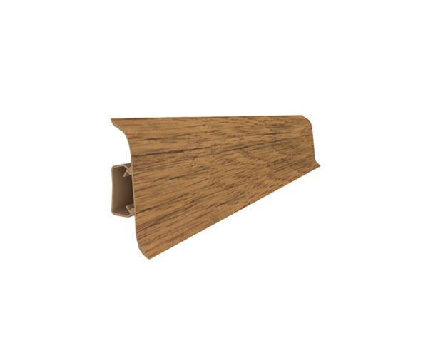 Фото Плинтус пвх 58 мм 2,5 м дуб сансет 5115 vilo profi