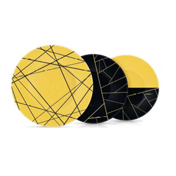 Фото Тарелка суповая 21.5см delnice gold luminarc q8797