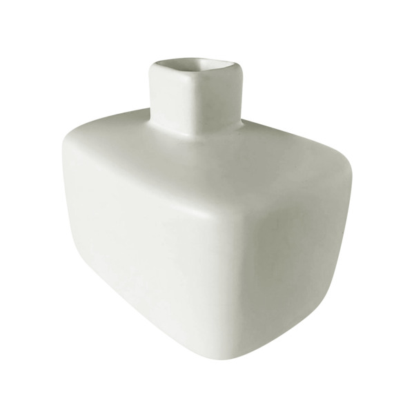 Фото Ваза керамическая 10,5х11,5см бастия 58426/белый