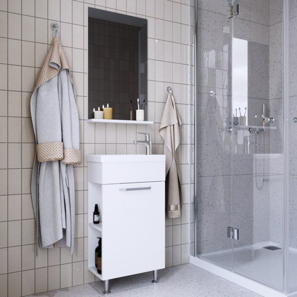 Фото Тумба с умывальником напольная итана лайт 45 455х250х840 правая