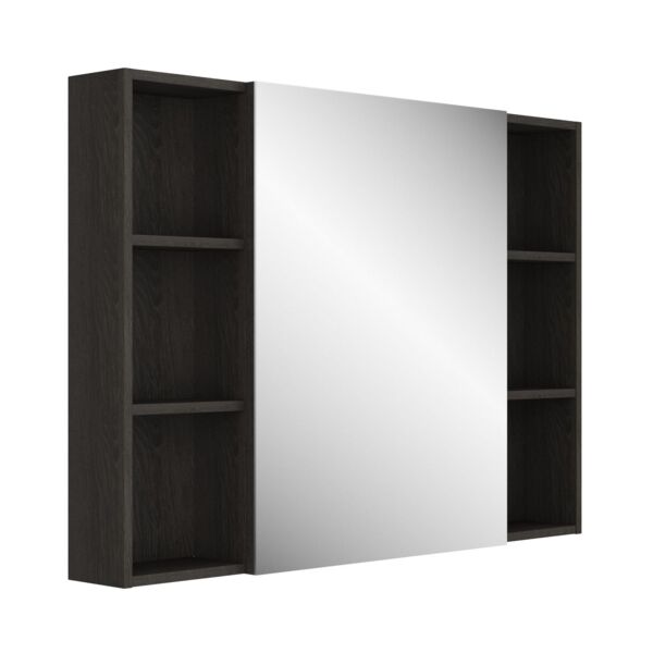 Фото Зеркало-шкаф для ванной комнаты uncoria джелла 105 (610502) дуб кантенбери
