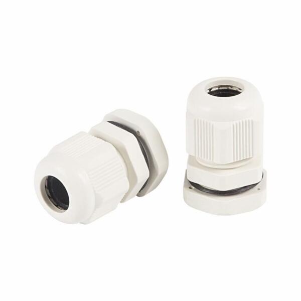 Фото Кабельный ввод pg-13,5 (6-12 мм) серый (2шт), rexant 07-8013-02