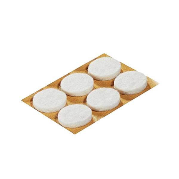 Фото Пункт фетр.самокл. d30мм белый (6 шт)