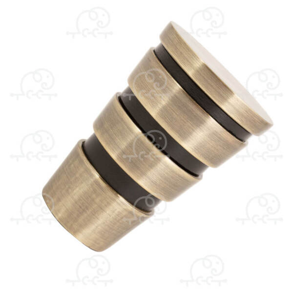 Фото Наконечник d25 ас март пегас /2шт/ антик/черный 4812634013938