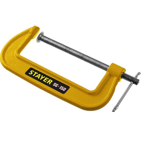 Струбцина sg-150, тип g, 150 мм, stayer 3215-150_z02