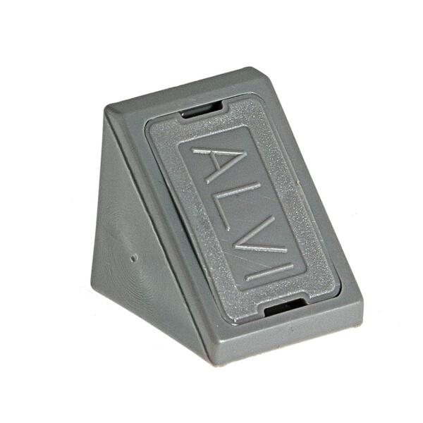 Фото Уголки мебельные пл. с шур., темно серый, 6шт element 21610