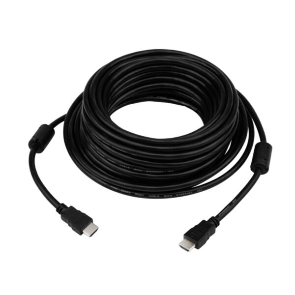 

кабель hdmi/hdmi ver.2,0 (a-m/a-m) 15м, 2 фильтра, черный, proconnect, 17-6109-6